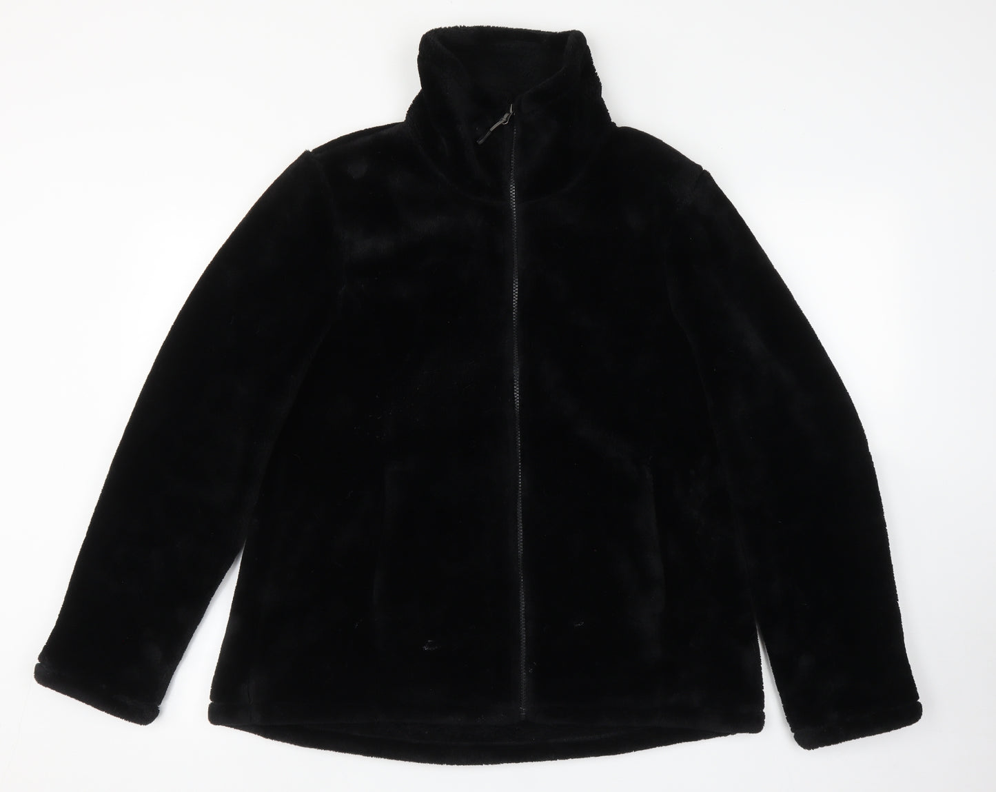 32 Heat Womens Black   Full Zip Sweatshirt Size L