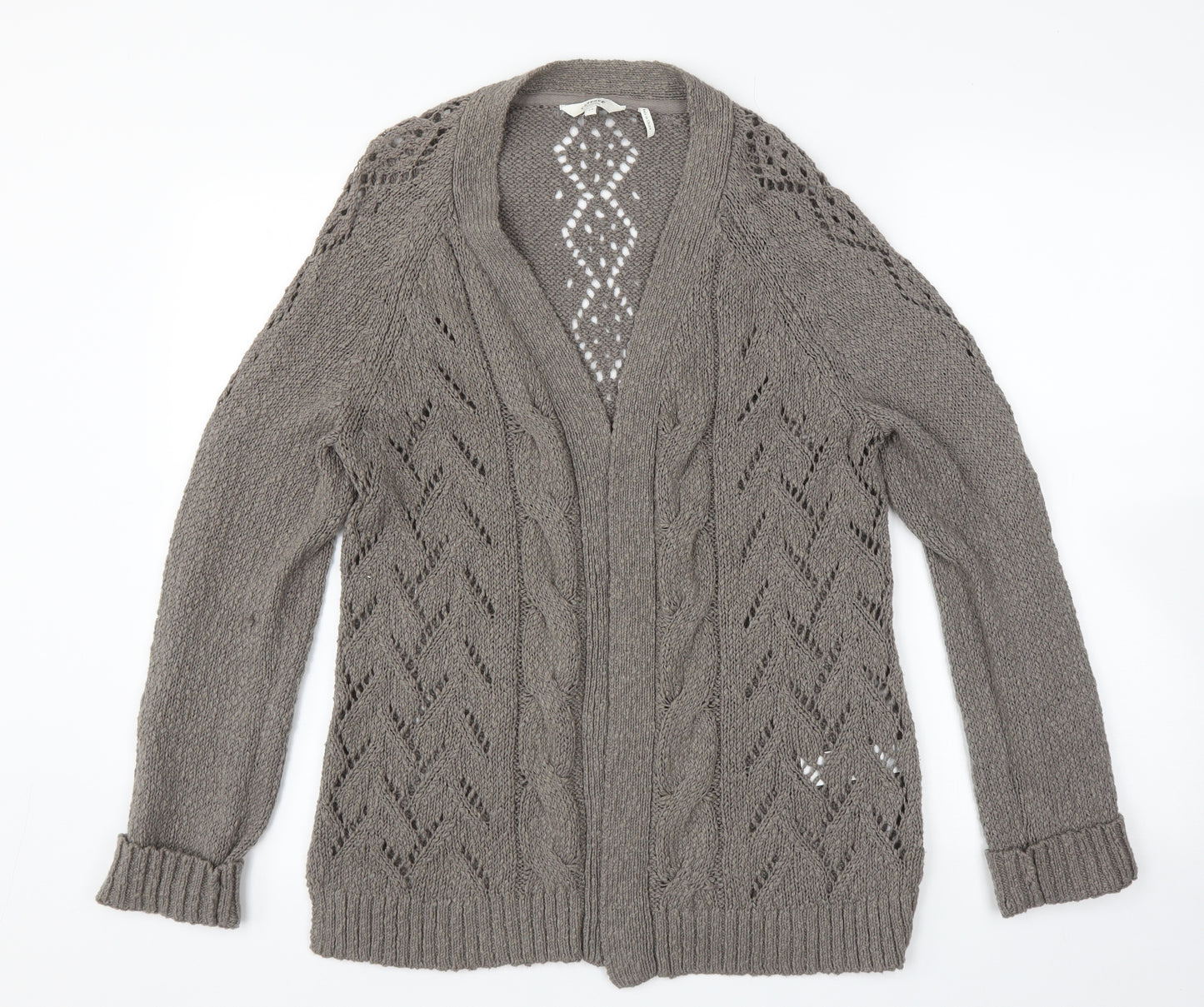Fatface Womens Grey   Cardigan Jumper Size 14