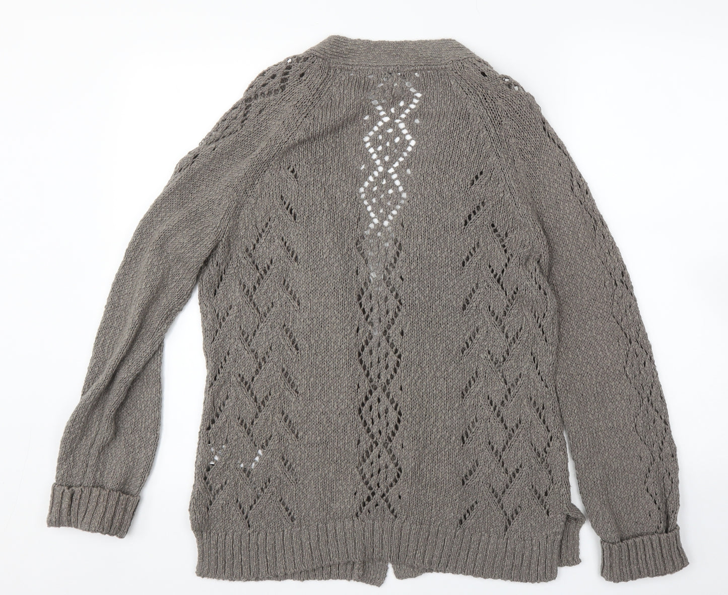 Fatface Womens Grey   Cardigan Jumper Size 14