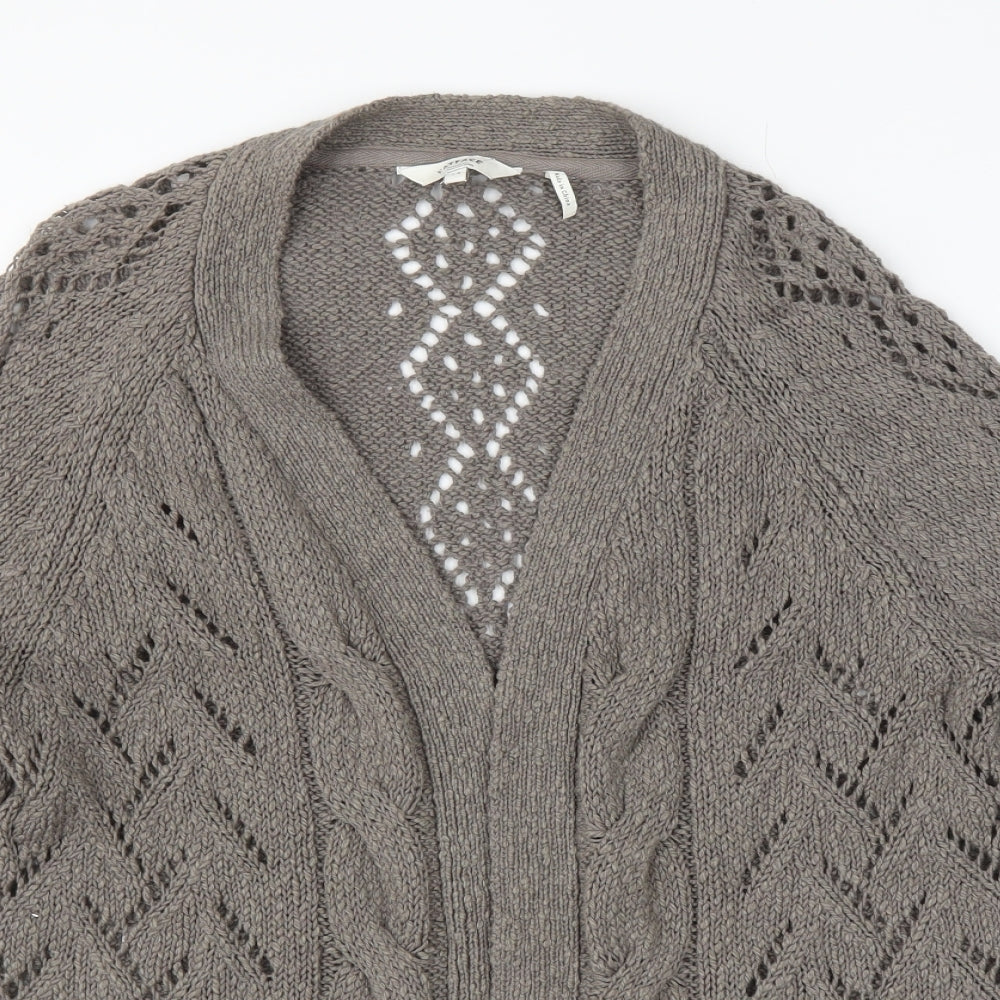 Fatface Womens Grey   Cardigan Jumper Size 14