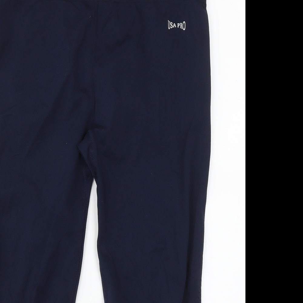 USA Pro Womens Blue   Pedal Pusher Trousers Size 12 L20 in
