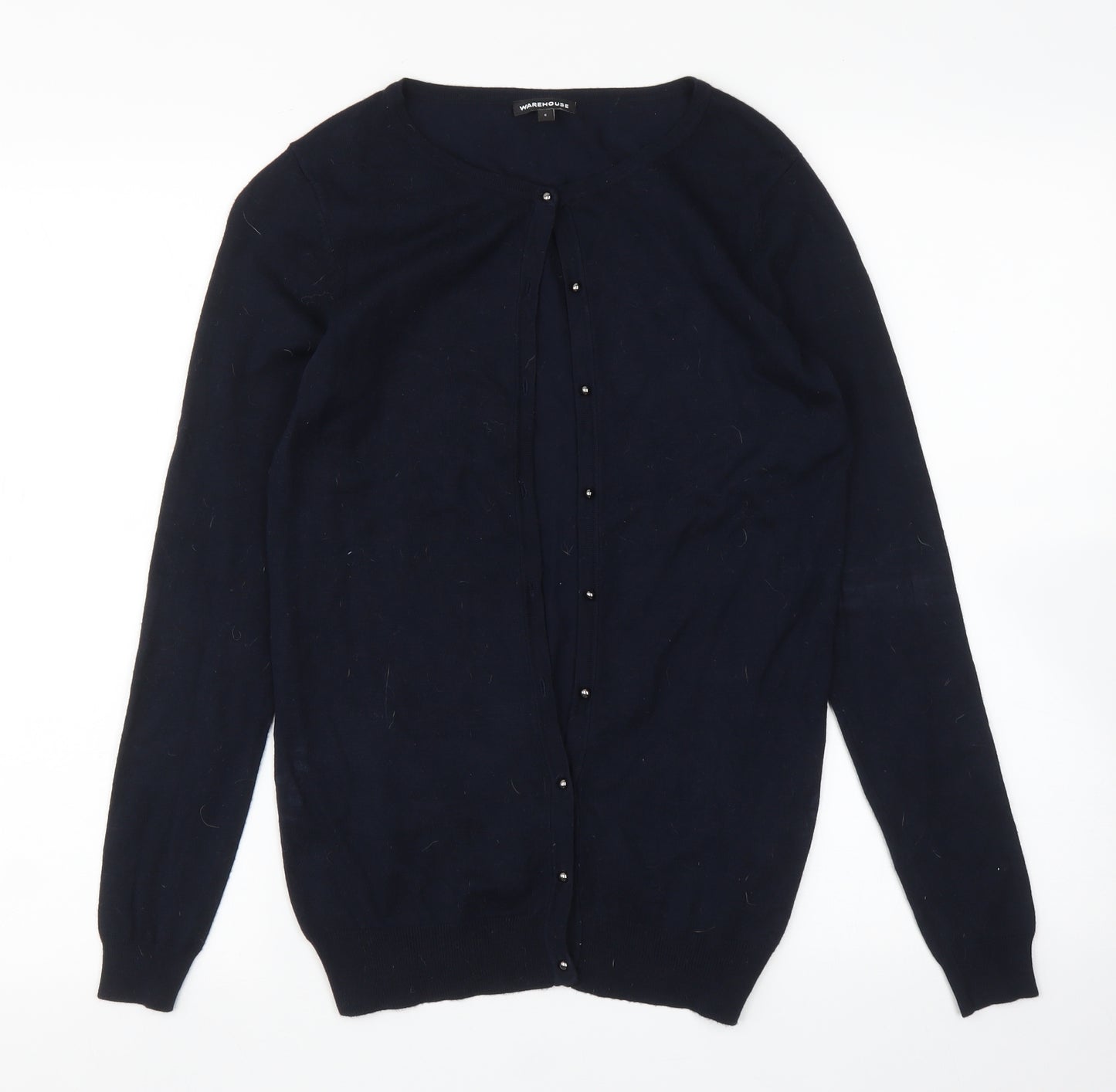 Warehouse Womens Blue   Cardigan Jumper Size S