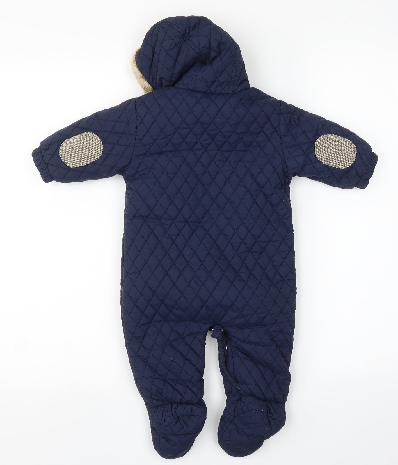 NEXT Boys Blue   Quilted Snowsuit Size 3-6 Months