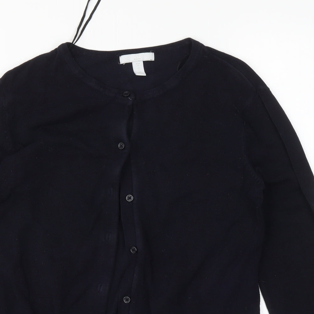H&M Womens Blue   Cardigan Jumper Size S