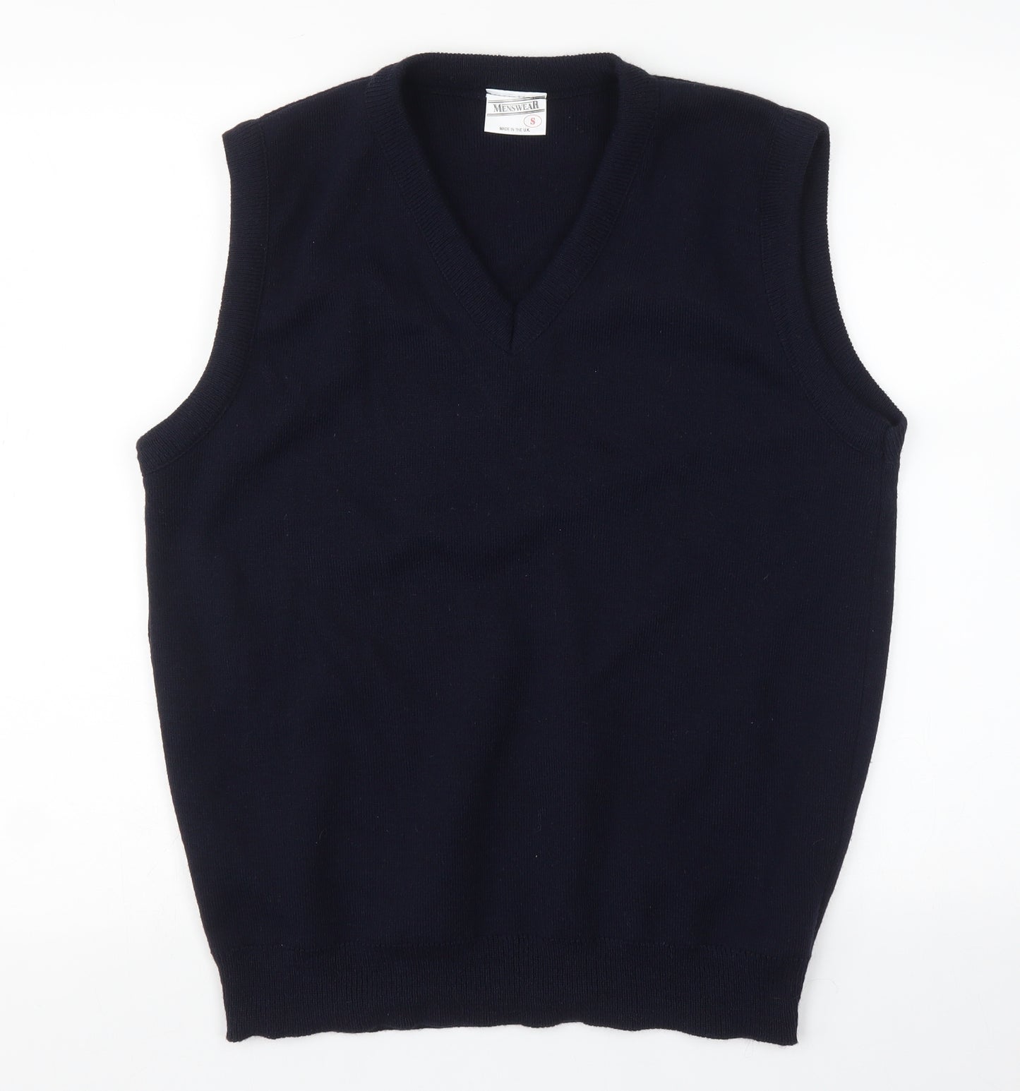 Menswear Mens Blue   Vest Jumper Size S