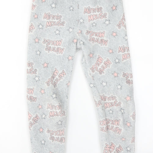 Primark Girls Grey    Pyjama Pants Size 6-7 Years  - Minnie mouse