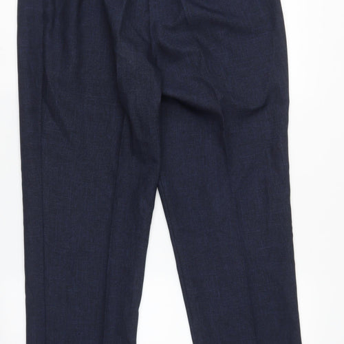 M&S Womens Blue   Trousers  Size 14 L30 in