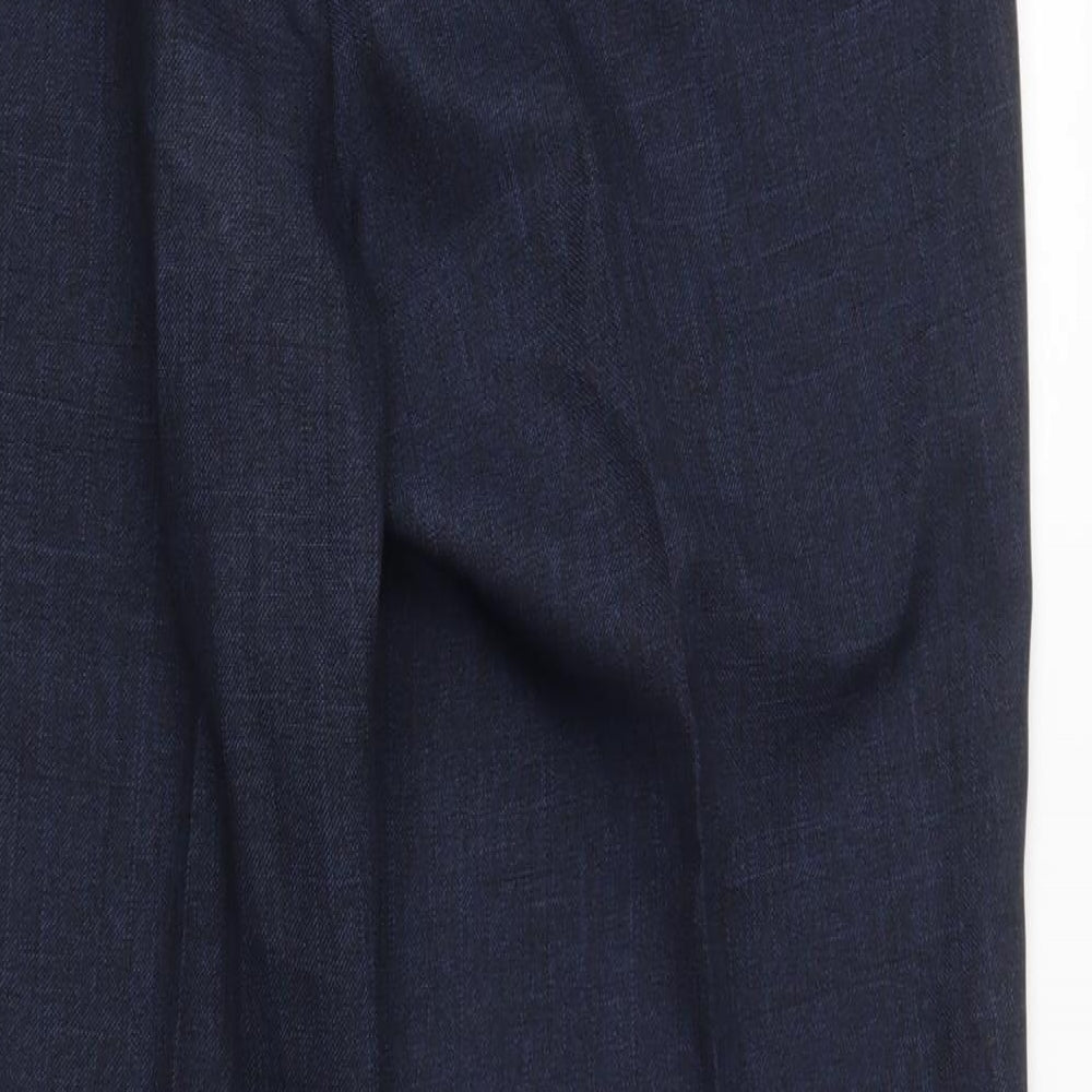 M&S Womens Blue   Trousers  Size 14 L30 in