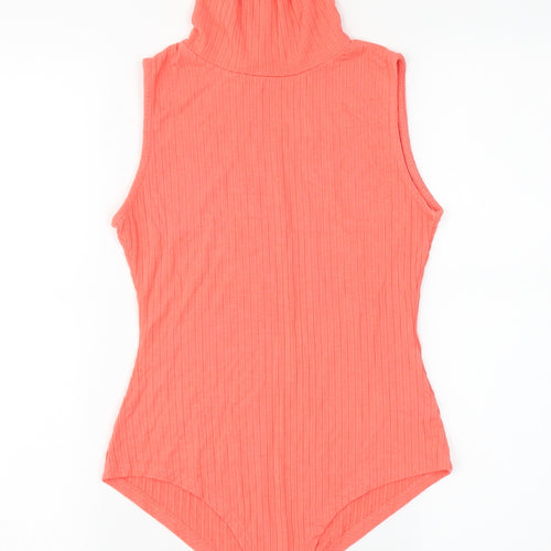 Select Womens Pink   Bodysuit One-Piece Size 10