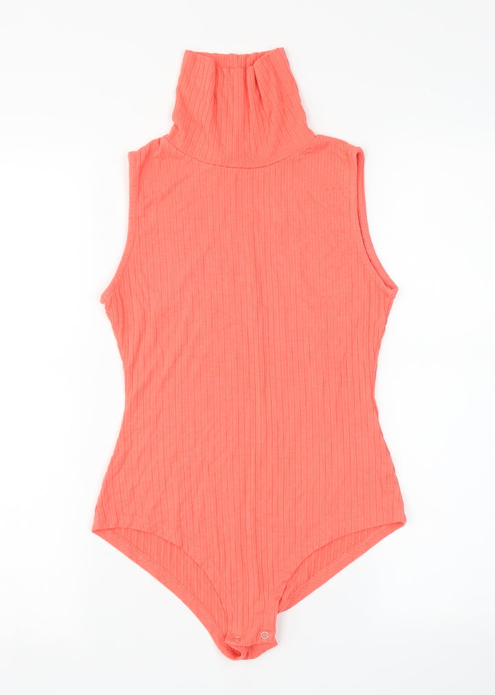 Select Womens Pink Bodysuit One-Piece Size 10