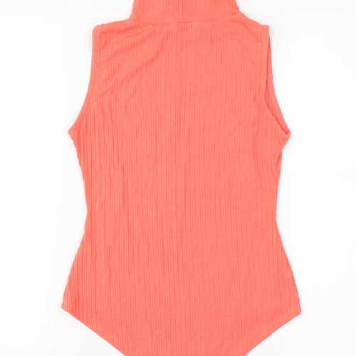 Select Womens Pink   Bodysuit One-Piece Size 10