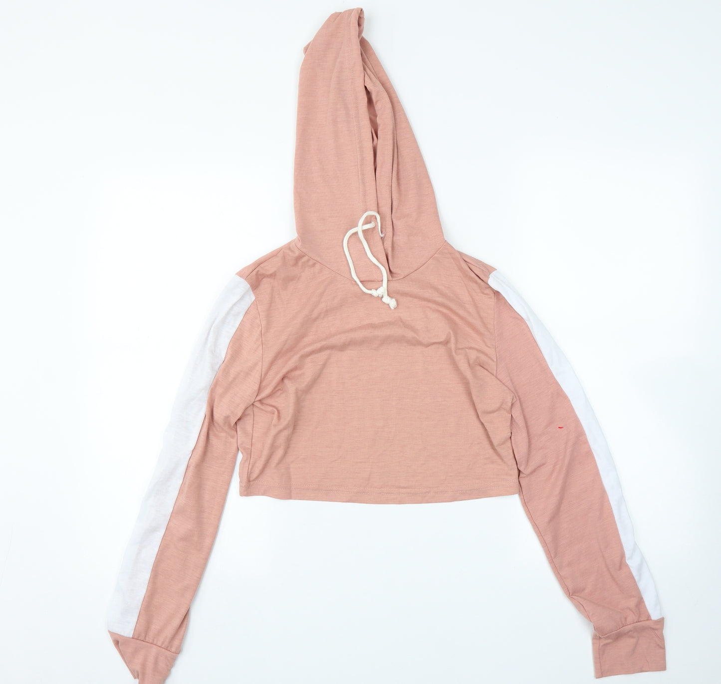 Preworn Womens Pink   Pullover Hoodie Size M  - Cropped