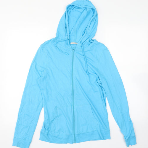George Womens Blue   Full Zip Hoodie Size 10