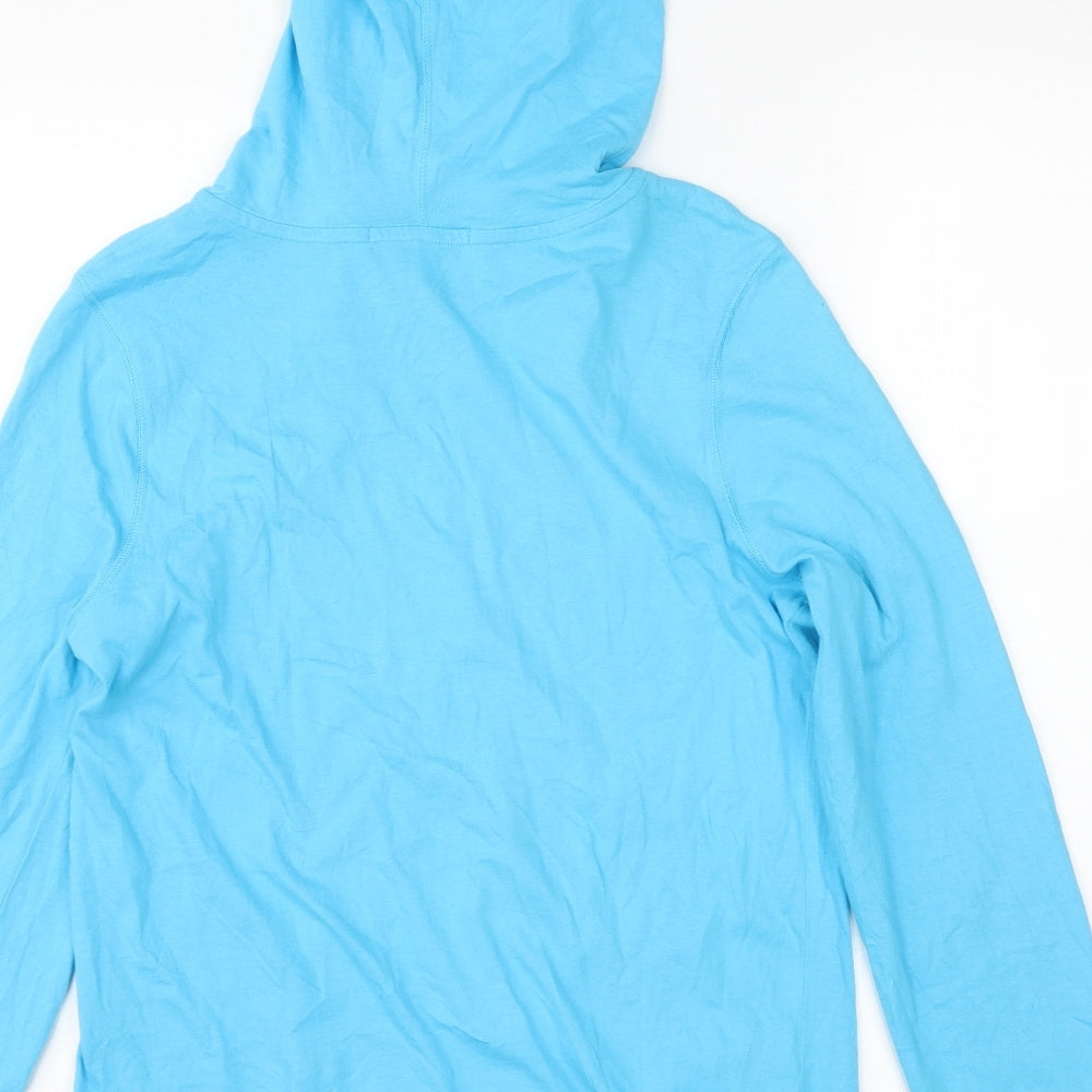 George Womens Blue   Full Zip Hoodie Size 10