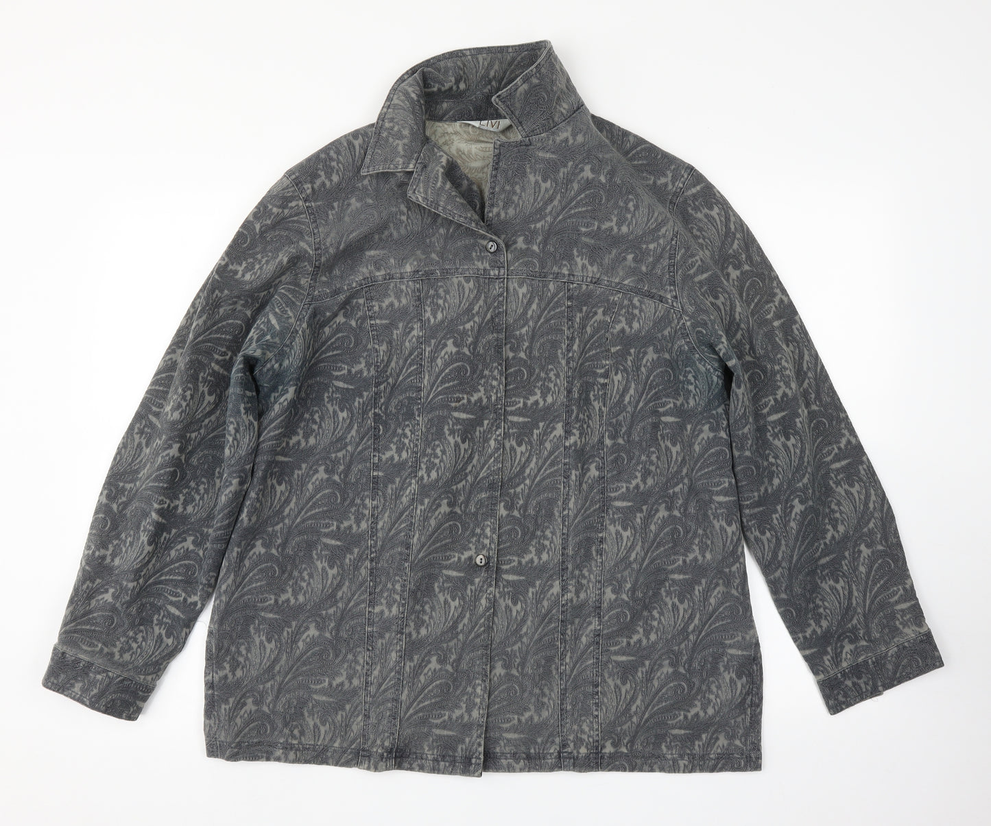 ELVI Womens Multicoloured Paisley  Jacket  Size 16