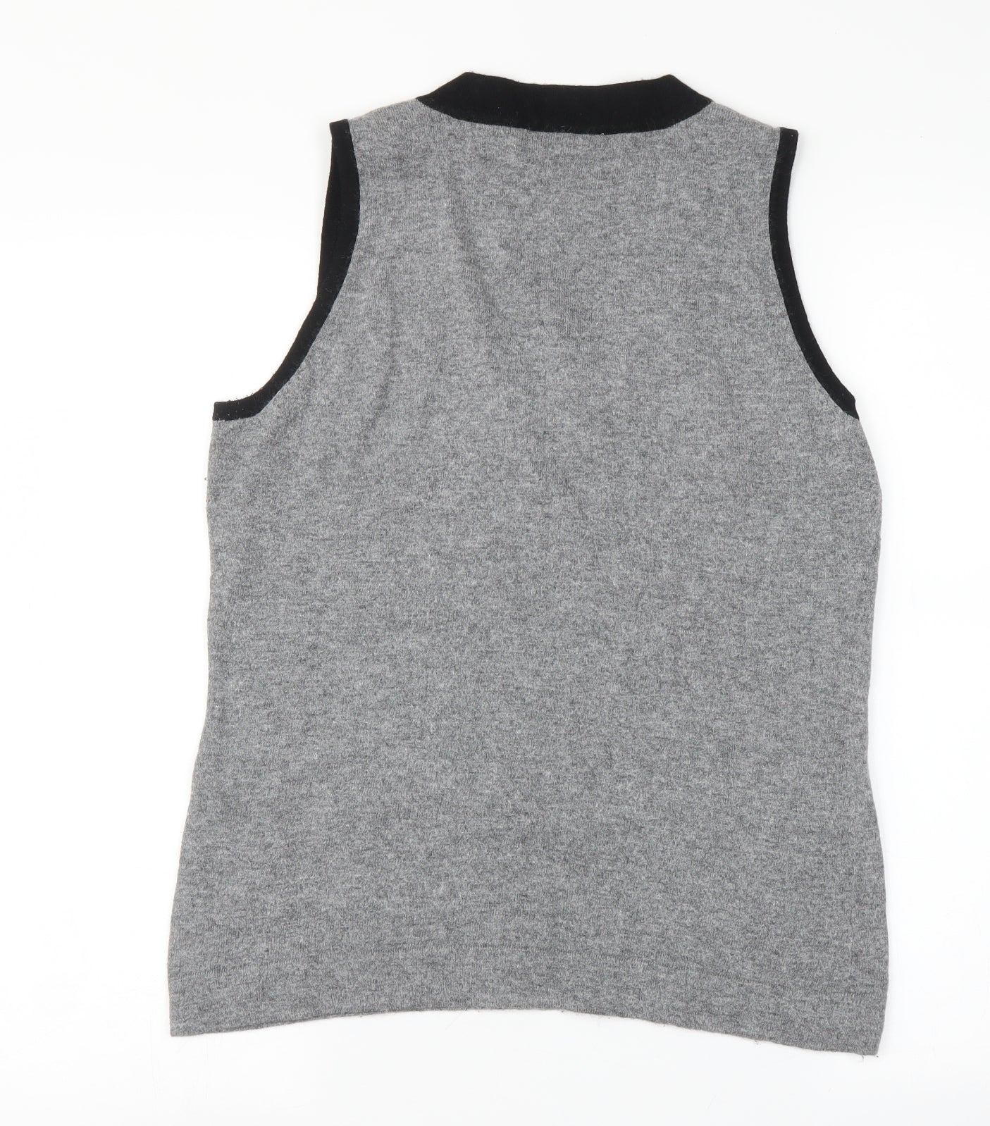 Laura Ashley Womens Grey   Vest Jumper Size 14