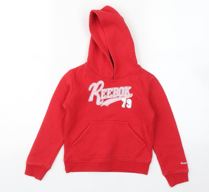 Reebok Girls Red   Pullover Hoodie Size 3-4 Years