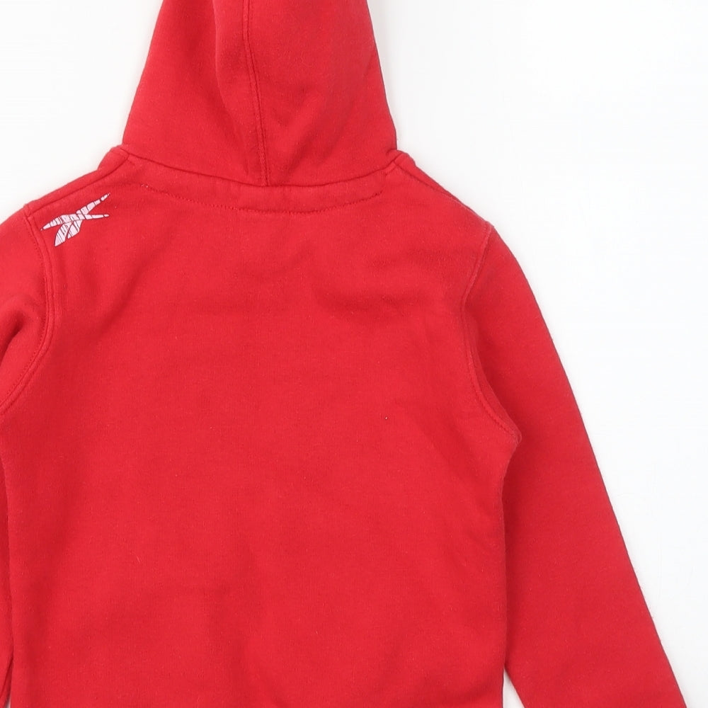 Reebok Girls Red   Pullover Hoodie Size 3-4 Years