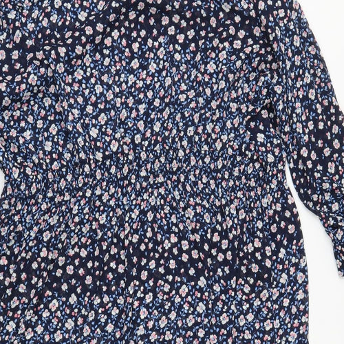 M&S Womens Multicoloured Floral  A-Line  Size 24