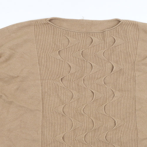 Preworn Mens Brown Striped  Pullover Jumper