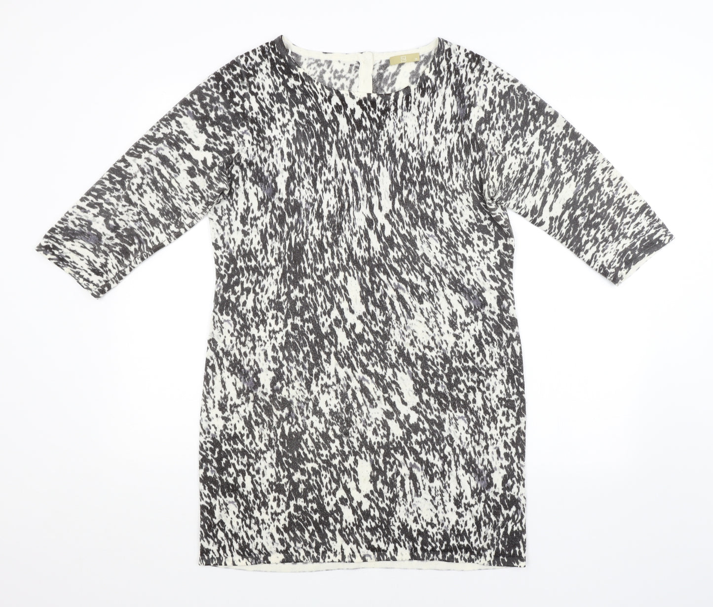 TU Womens Multicoloured Animal Print  Jumper Dress  Size 14