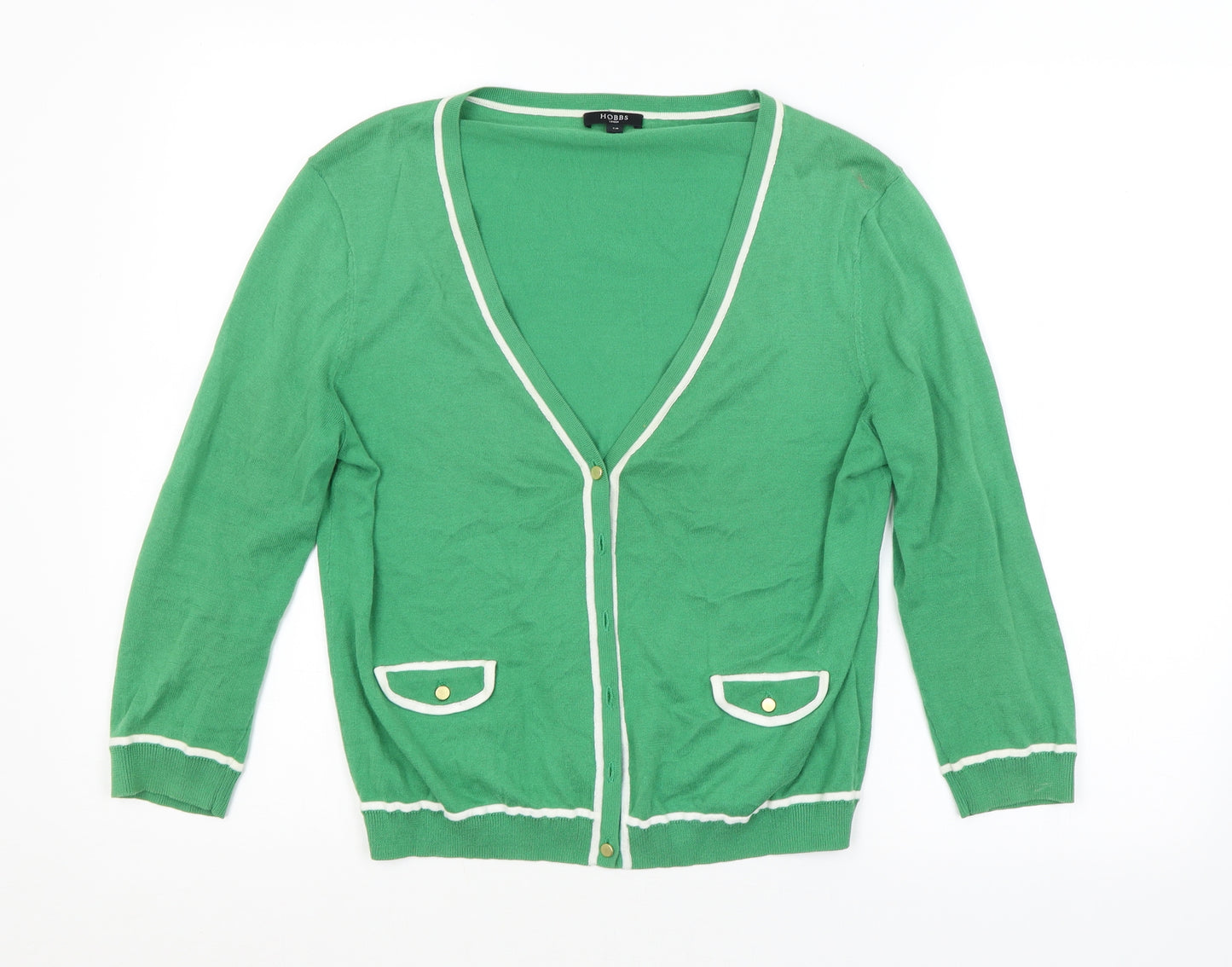Hobbs Womens Green   Cardigan Jumper Size 14