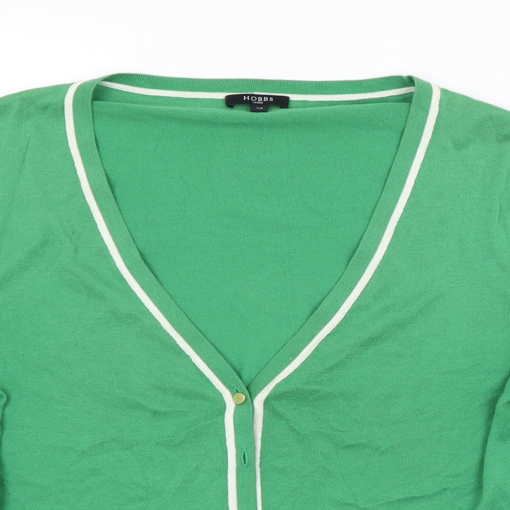 Hobbs Womens Green   Cardigan Jumper Size 14