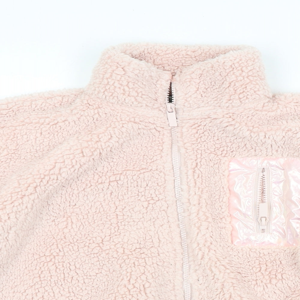 Primark Girls Pink   Full Zip Sweatshirt Size 12-13 Years