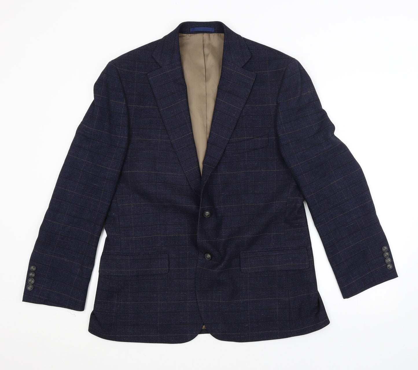Preworn Mens Blue Check  Jacket Blazer