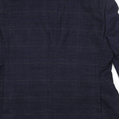 Preworn Mens Blue Check  Jacket Blazer
