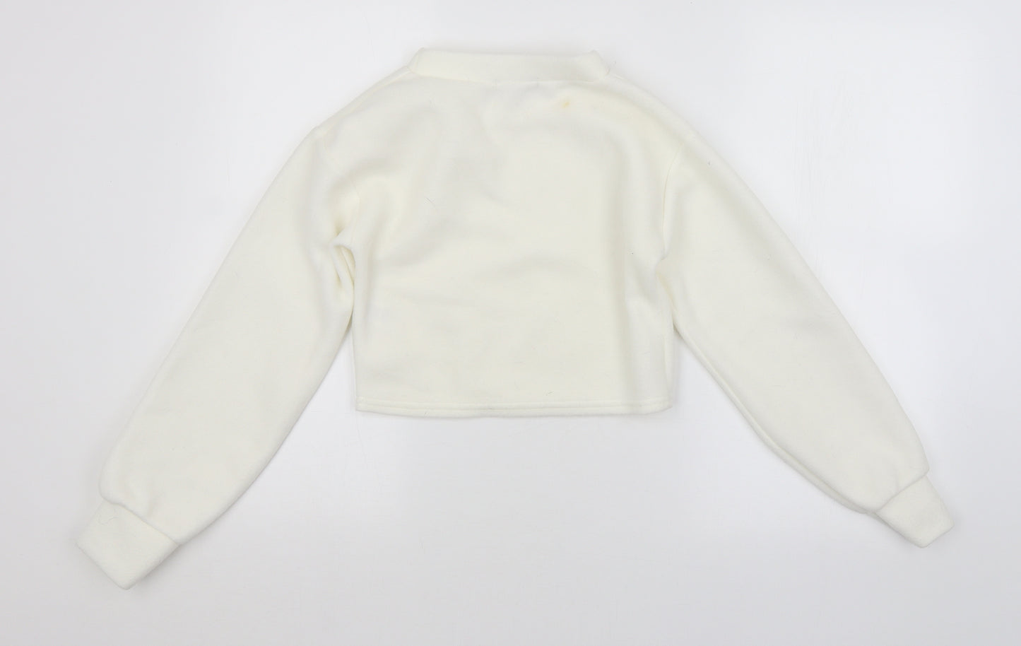 PRETTYLITTLETHING Womens White   Pullover Jumper Size 6