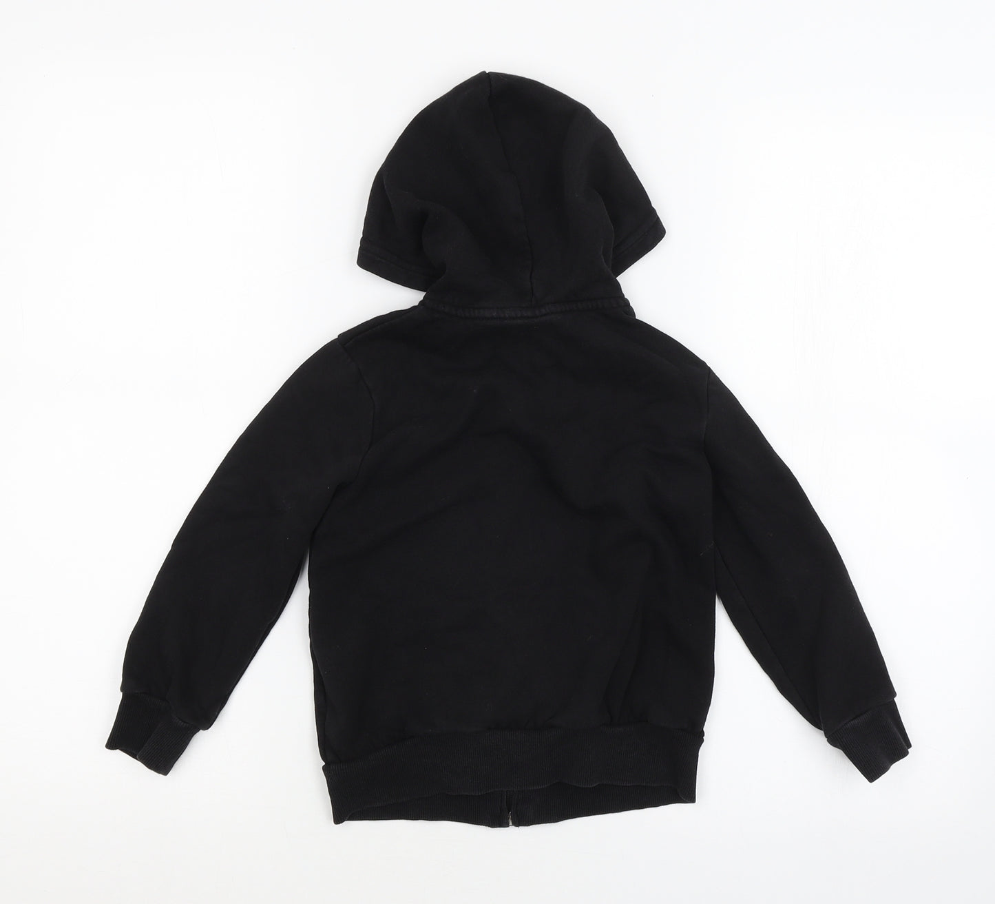 H&M Boys Black   Full Zip Hoodie Size 5-6 Years