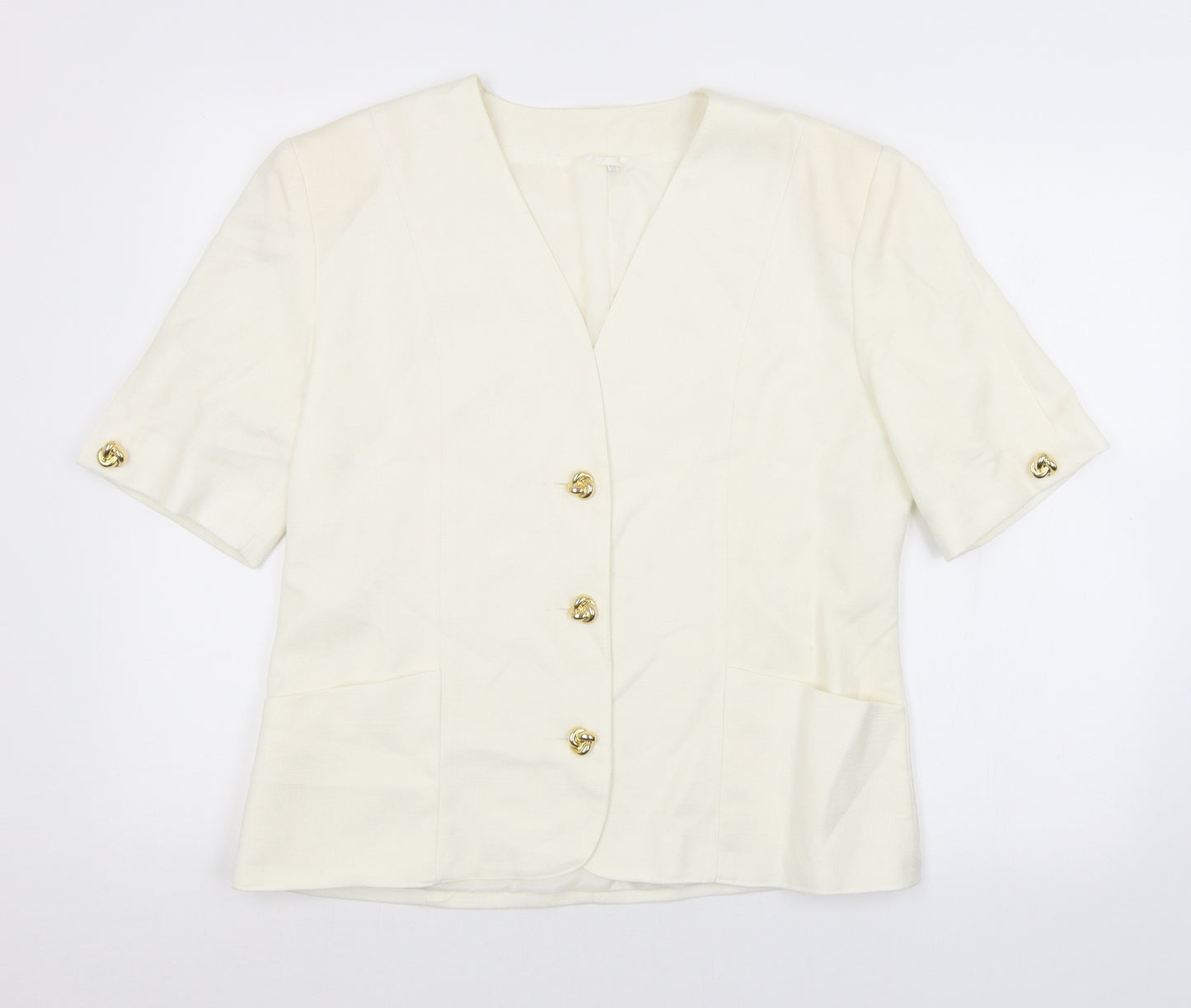 Preworn Womens White   Jacket  Size 14