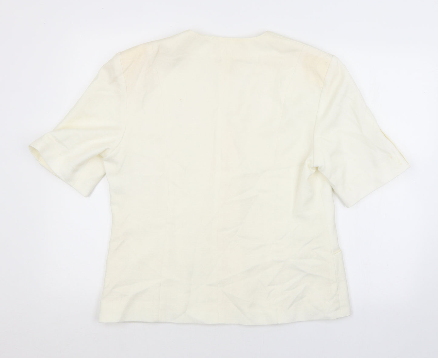 Preworn Womens White   Jacket  Size 14