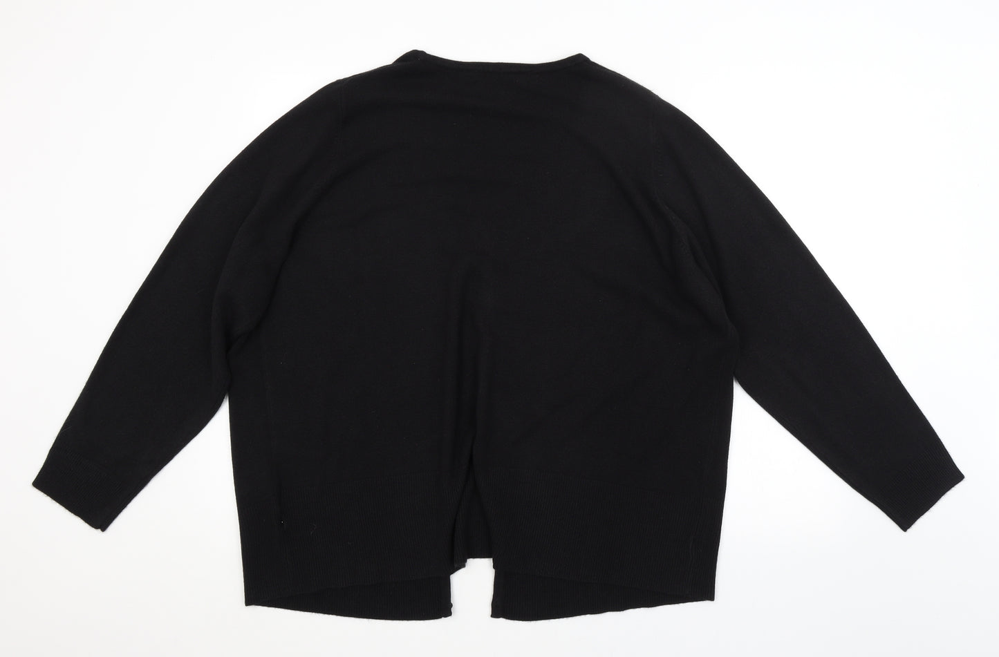 essence Womens Black   Cardigan Jumper Size 22