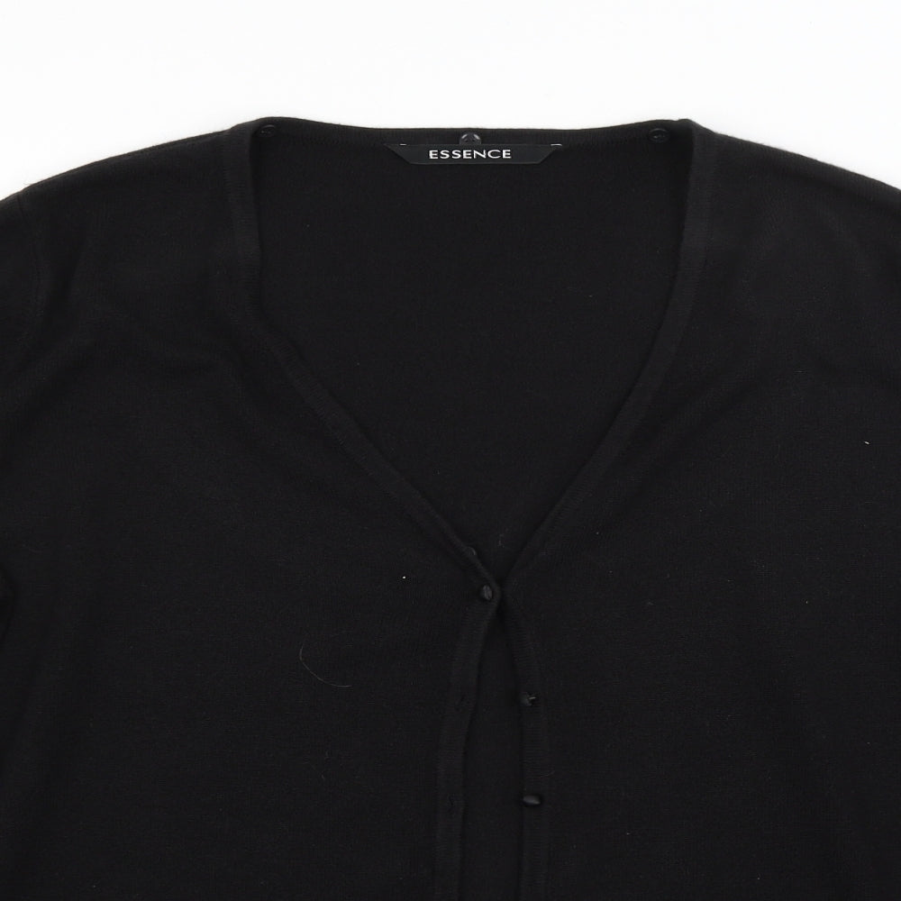 essence Womens Black   Cardigan Jumper Size 22