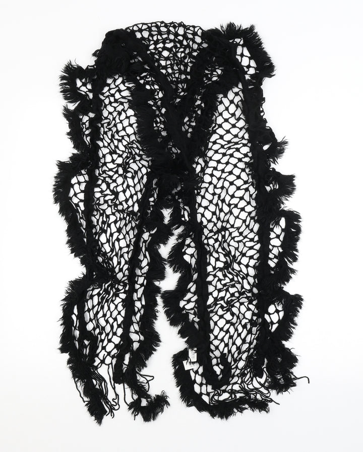 Preworn Womens Black Scarf