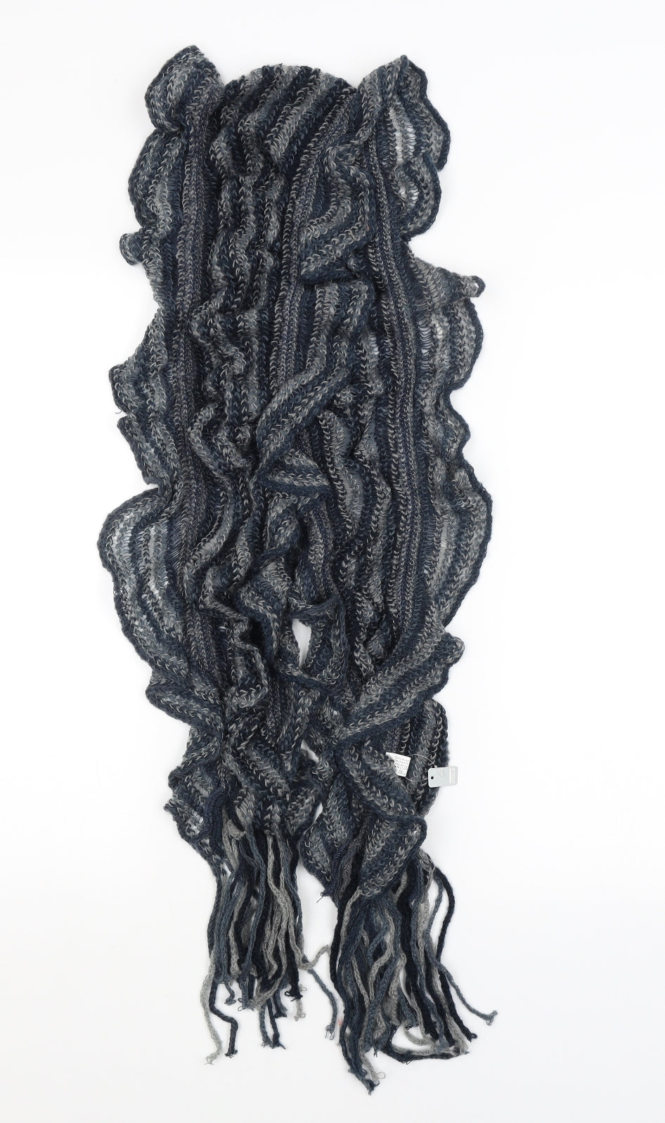Preworn Womens Blue Striped   Scarf