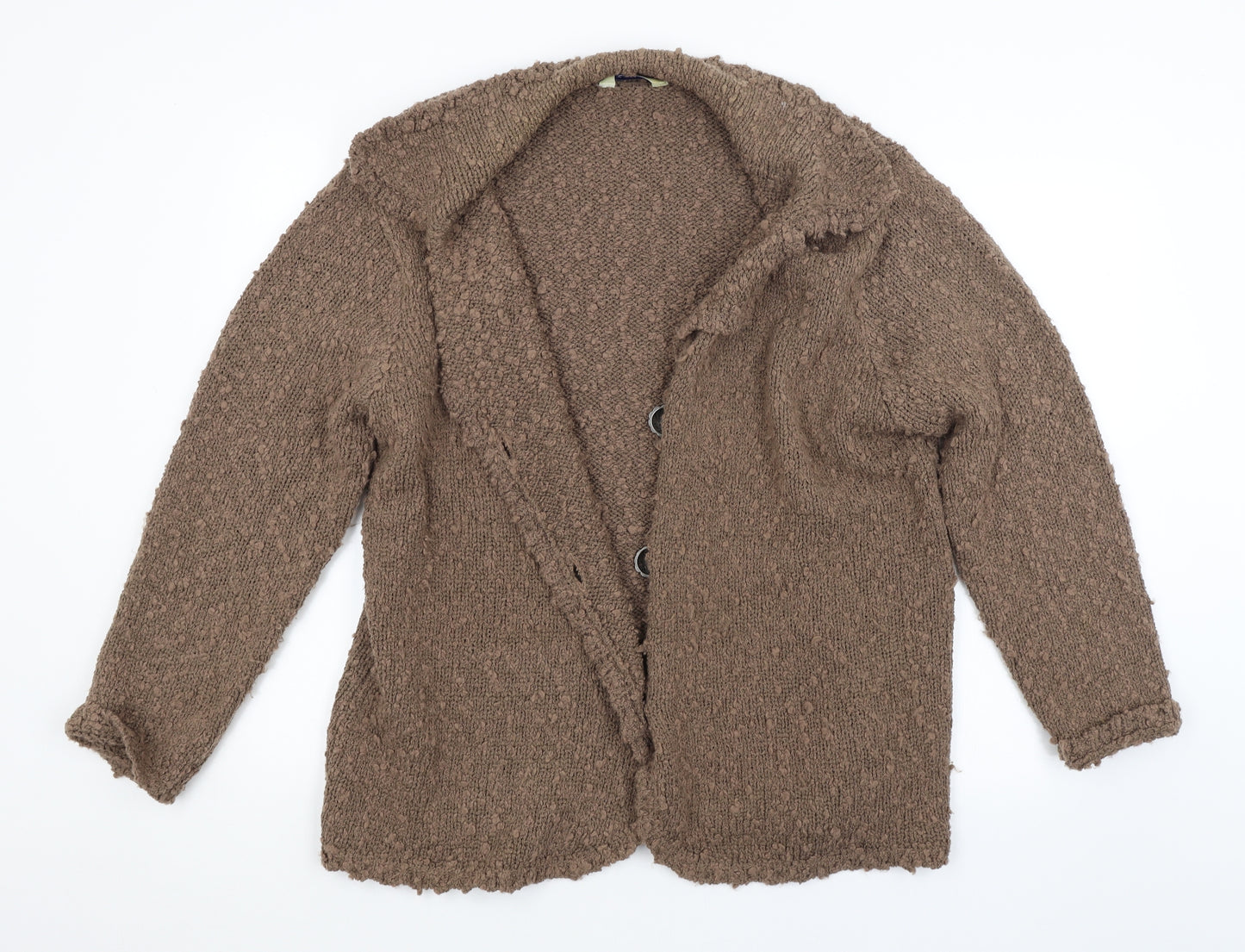 Preworn Womens Brown   Cardigan Jumper Size 20