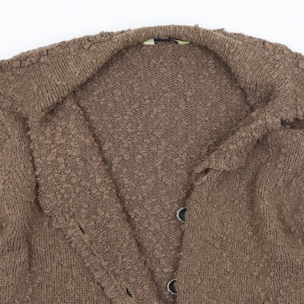 Preworn Womens Brown   Cardigan Jumper Size 20