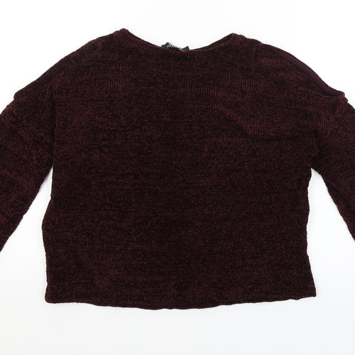 New Look Girls Purple   Pullover Jumper Size 14-15 Years
