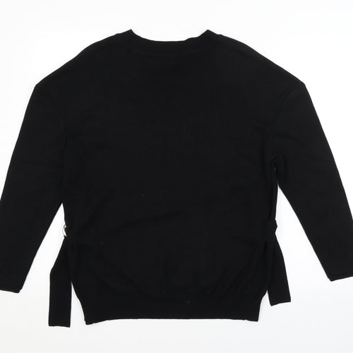 Yest Womens Black   Pullover Jumper Size 16