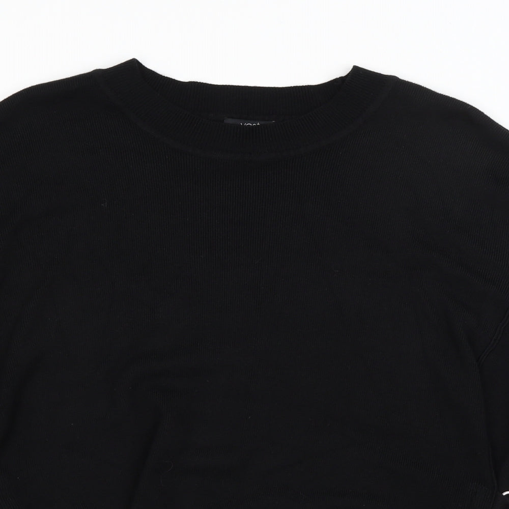 Yest Womens Black   Pullover Jumper Size 16