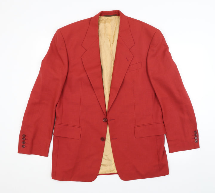 Preworn Mens Red Jacket Blazer