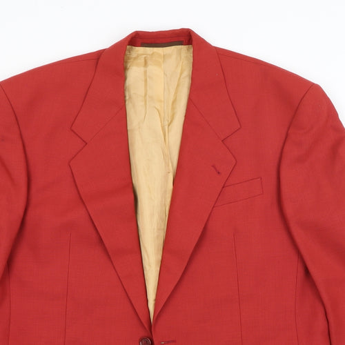Preworn Mens Red   Jacket Blazer