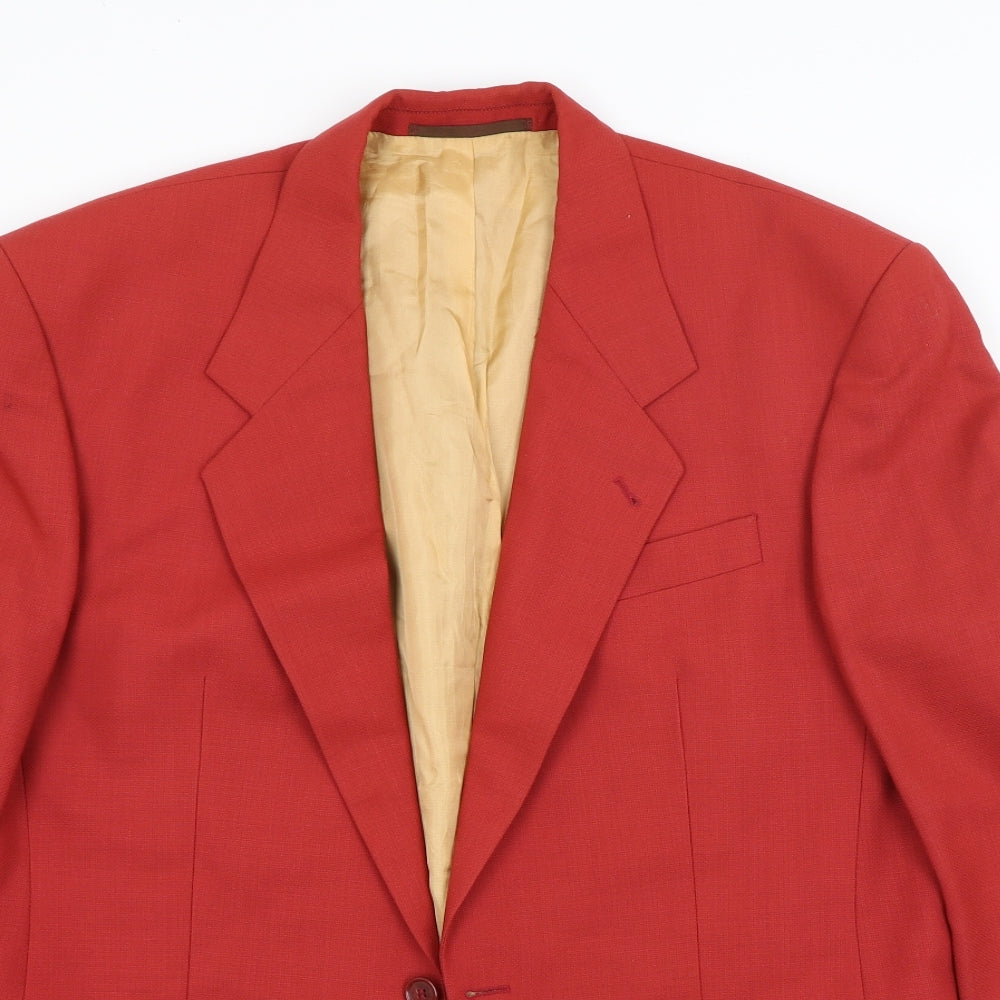 Preworn Mens Red   Jacket Blazer