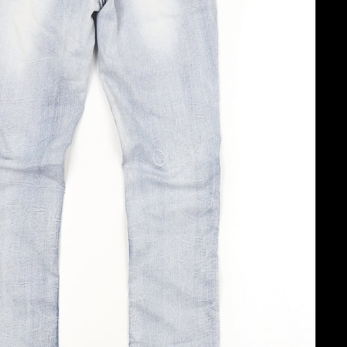 XUDONG Womens Blue   Straight Jeans Size 34 in L31 in