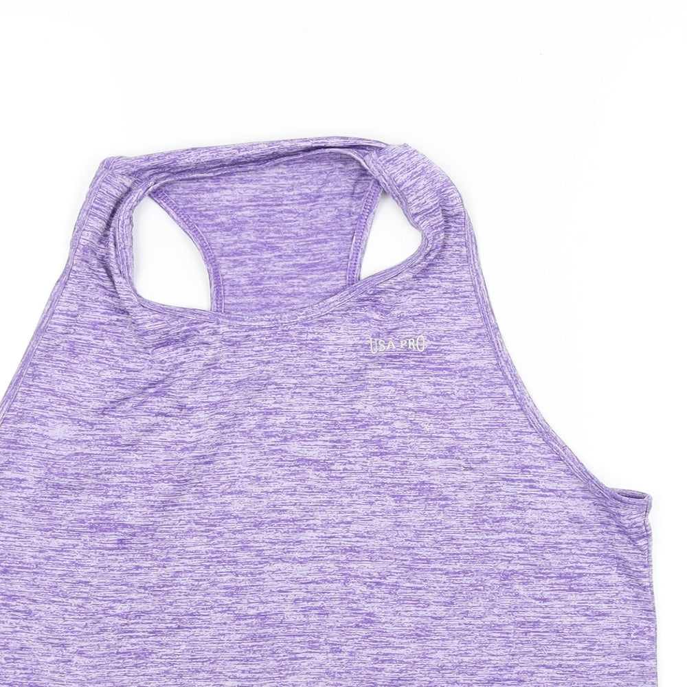 USA Pro Womens Purple   Basic Tank Size 14