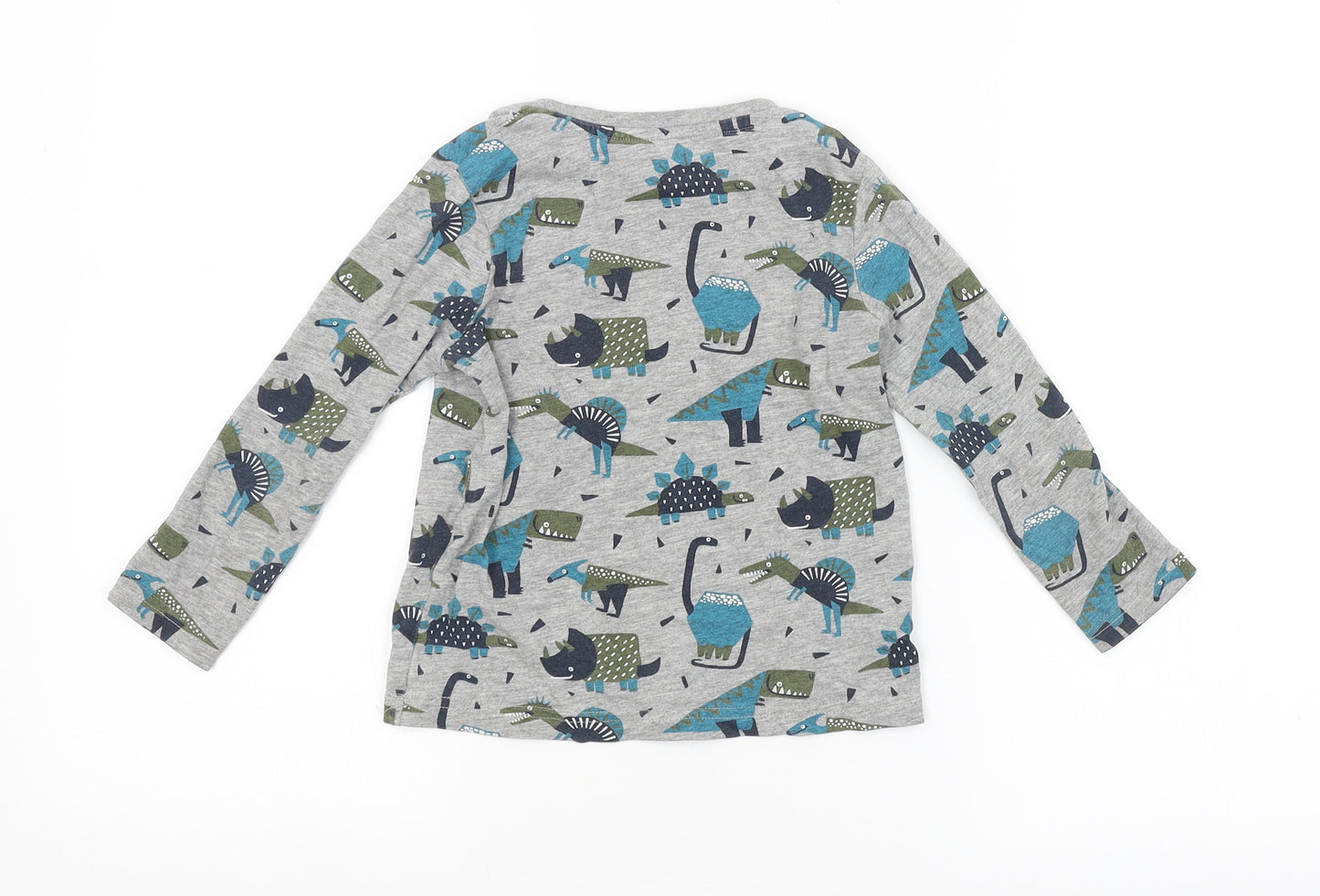 TU Baby Grey Animal Print  Basic T-Shirt Size 18-24 Months