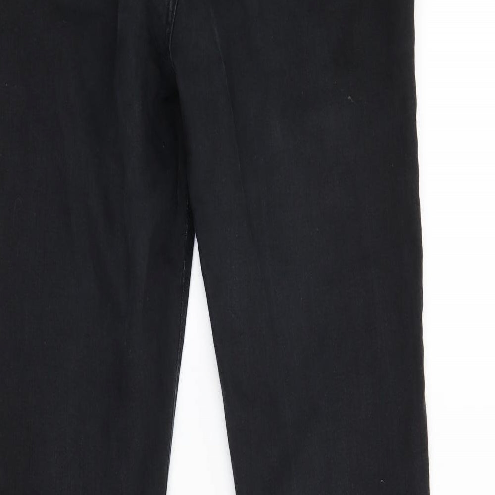 Preworn Mens Black   Bootcut Jeans Size 32 in L32 in